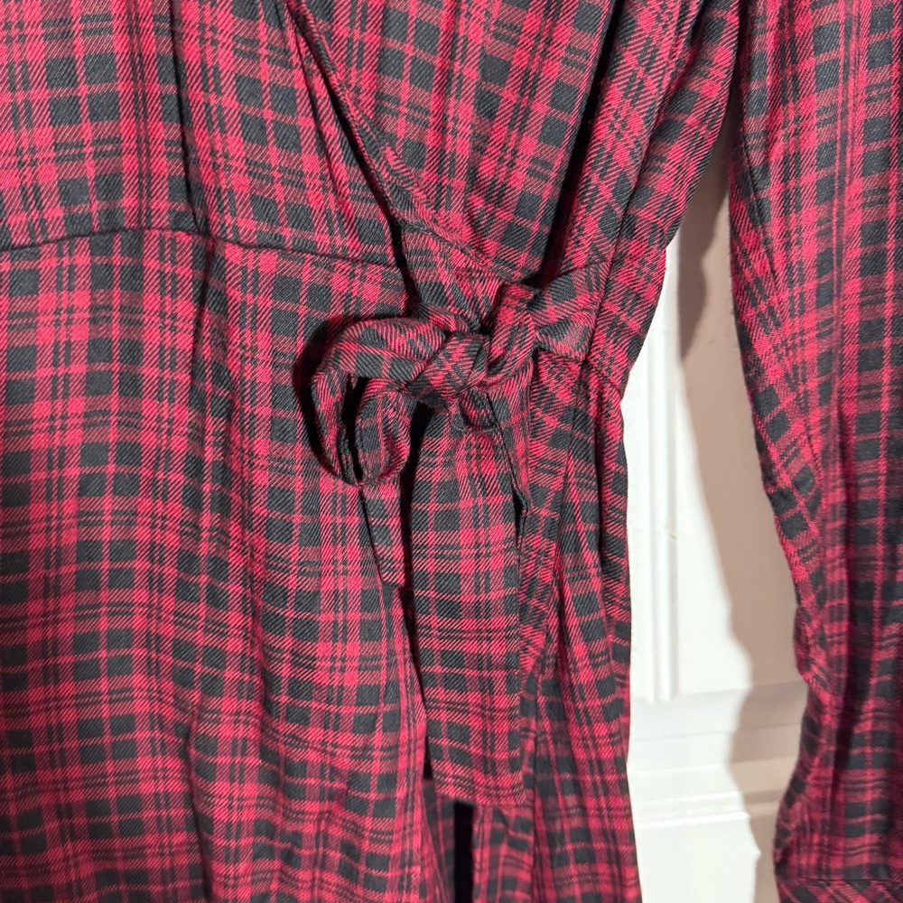 Sanctuary Checkered Long Sleeve Dress - Picture 6 of 12